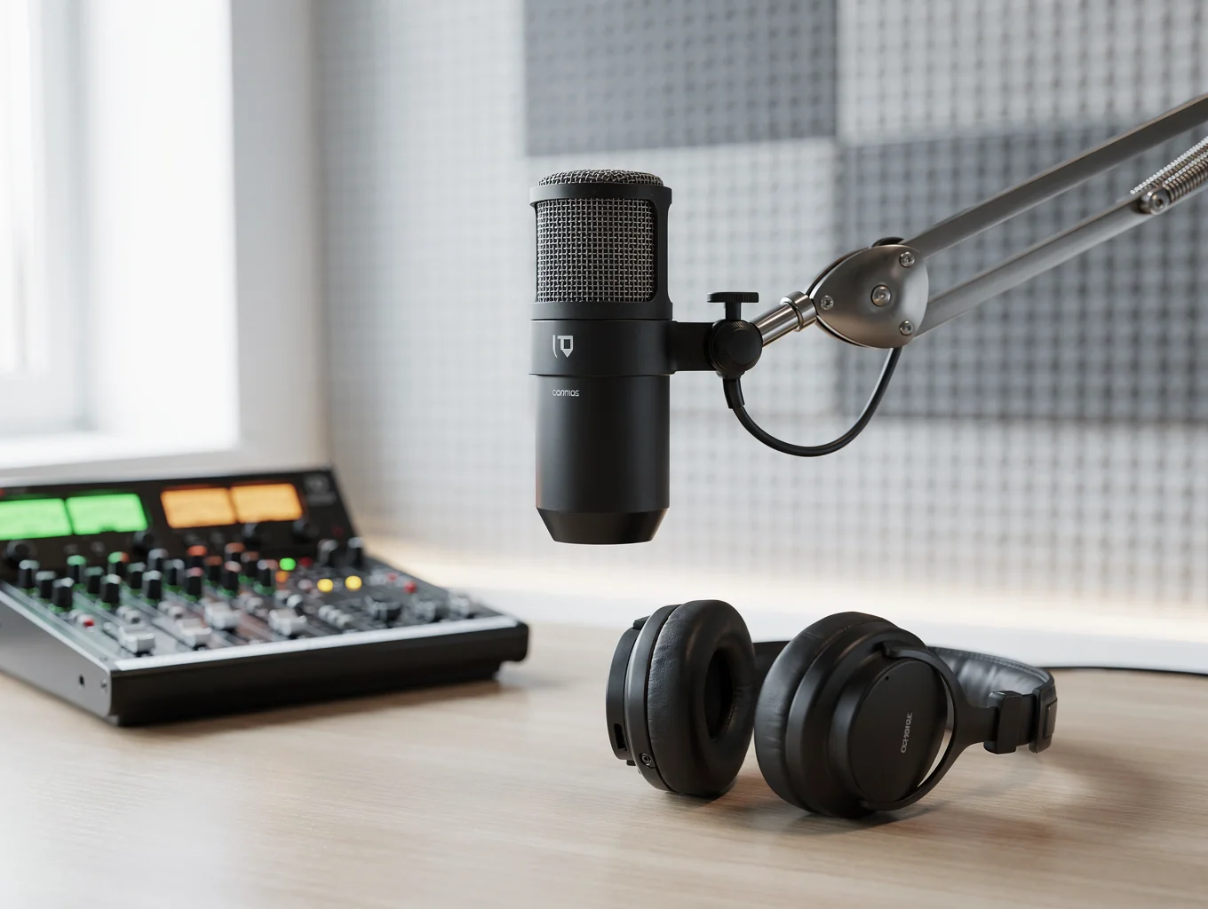 High-end audio production suite for podcasting