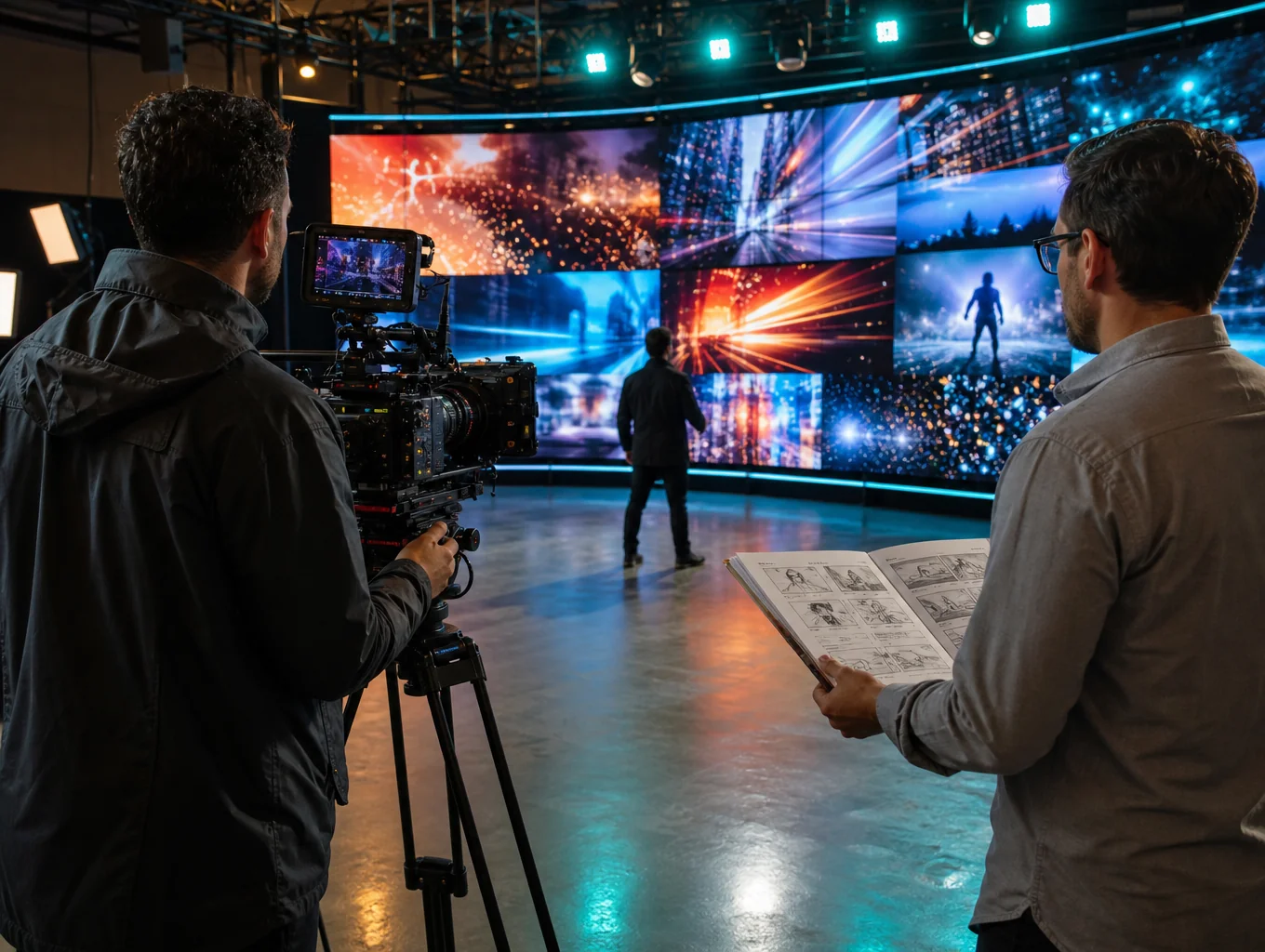 Commercial video production set