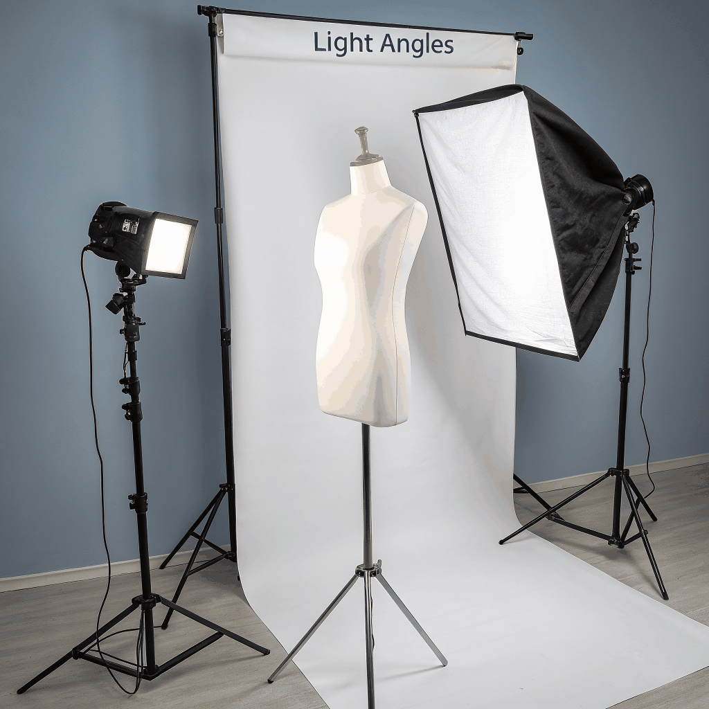 Professional studio lighting setup